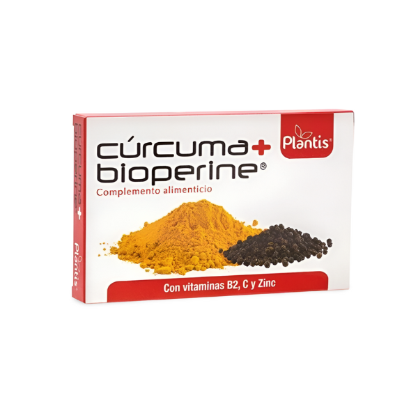 Curcuma+bioperine plantis caja 60cápsulas